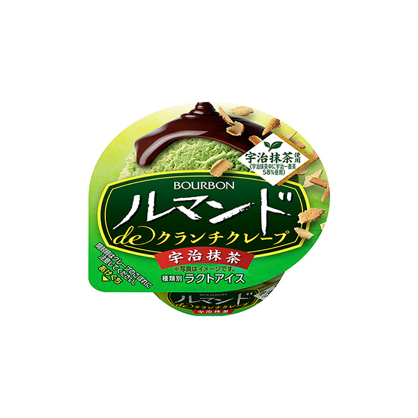 ルマンドdeクランチクレープ＜宇治抹茶＞（ブルボン）2025年4月21日発売