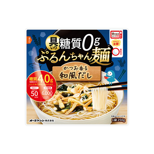 具いり　糖質0gぷるんちゃん麺　＜和風だし＞（オーミケンシ）2025年3月1…