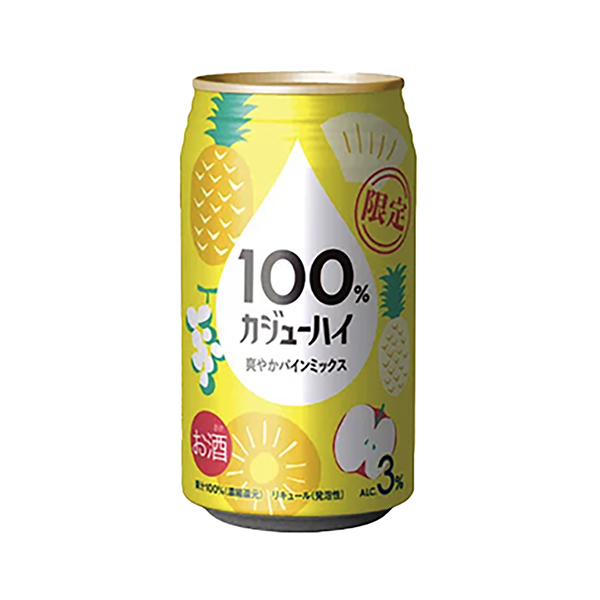 100％カジューハイ＜爽やかパインミックスチューハイ＞（富永貿易）2025年…
