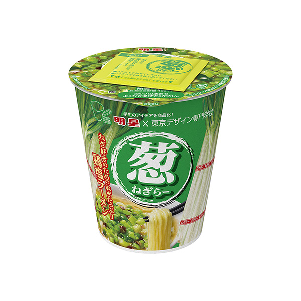 明星　東京デザイン専門学校コラボ　ねぎらー　鶏塩ラーメン（明星食品）2025…