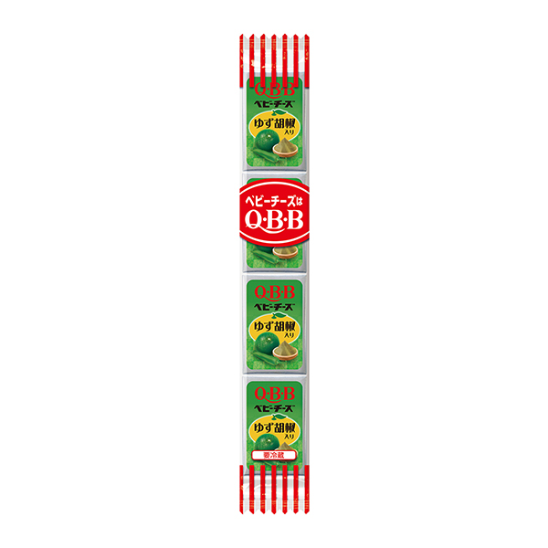 QBBベビーチーズ 　＜ゆず胡椒入り＞（六甲バター）2025年3月1日発売