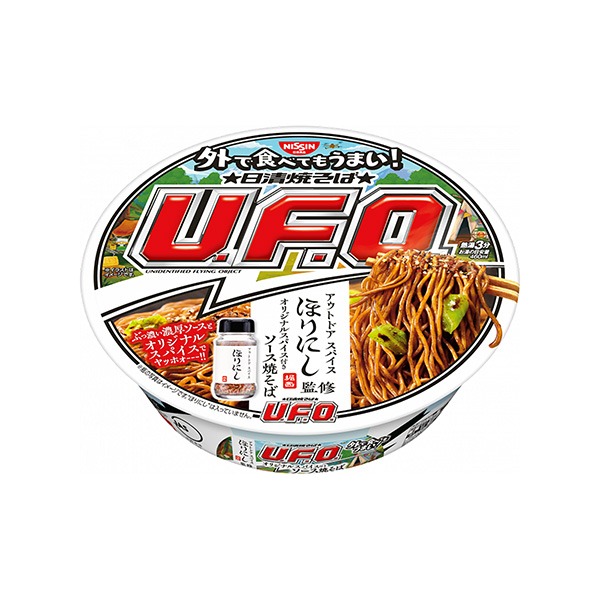 日清焼そばU.F.O.　＜ほりにし監修　オリジナルスパイス付き＞　ソース焼そ…