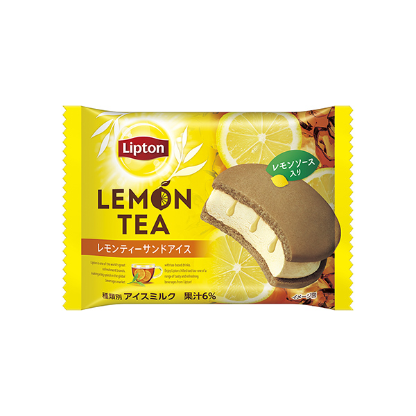 リプトン　レモンティーサンドアイス（森永乳業）2025年4月21日発売