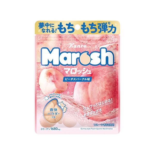マロッシュ <ピーチスパークル味>(カンロ)2025年4月15日発売