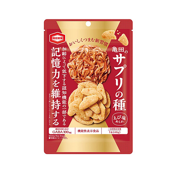 亀田のサプリの種　＜えび塩＞（亀田製菓）2025年4月13日発売