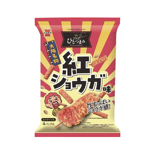 THEひとつまみ　＜紅ショウガ味＞（岩塚製菓）2025年4月14日発売