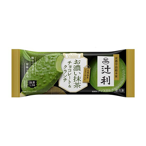 辻󠄀利　お濃い抹茶　チョコレート&クランチ（明治）2025年4月21…