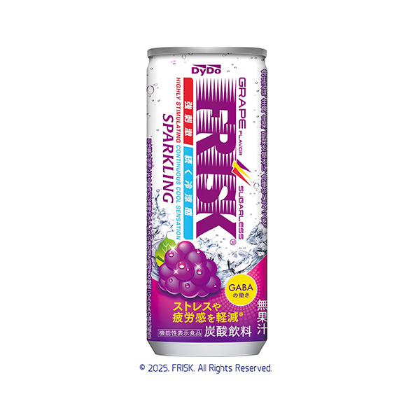 FRISK　SPARKLING　＜GRAPE＞（ダイドードリンコ）2025年…