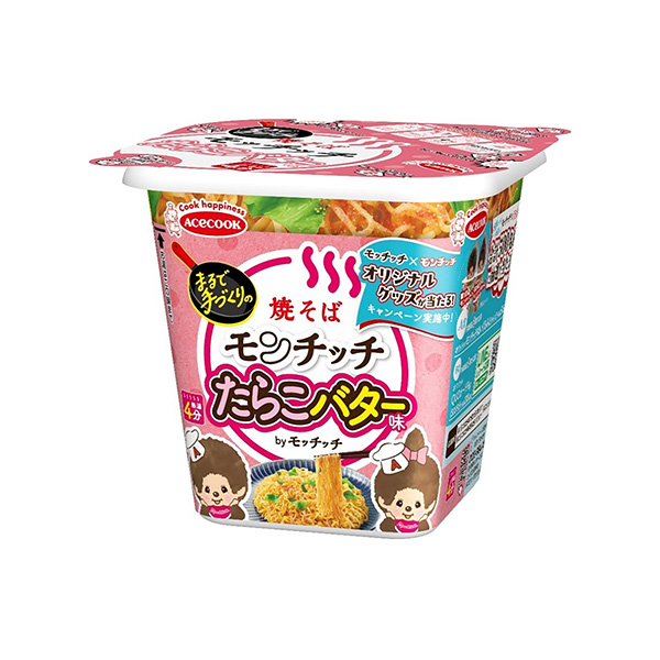 ＜たらこバター味＞　焼そばモッチッチ（エースコック）2025年6月2日発売