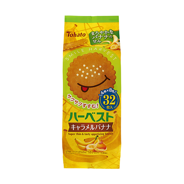 ハーベスト　＜キャラメルバナナ＞（東ハト）2025年5月12日発売