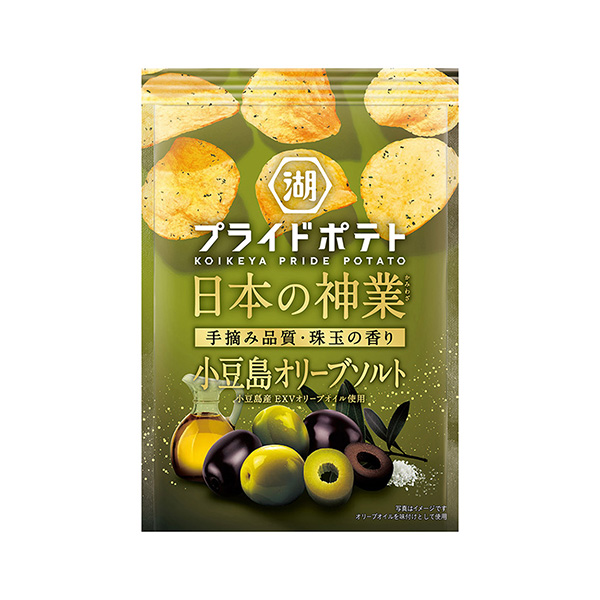 湖池屋プライドポテト　日本の神業　＜小豆島オリーブソルト＞（湖池屋）2025…
