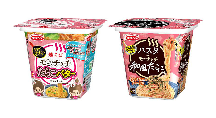 エースコック、もちもち食感「モッチッチ」たらこ味2商品発売