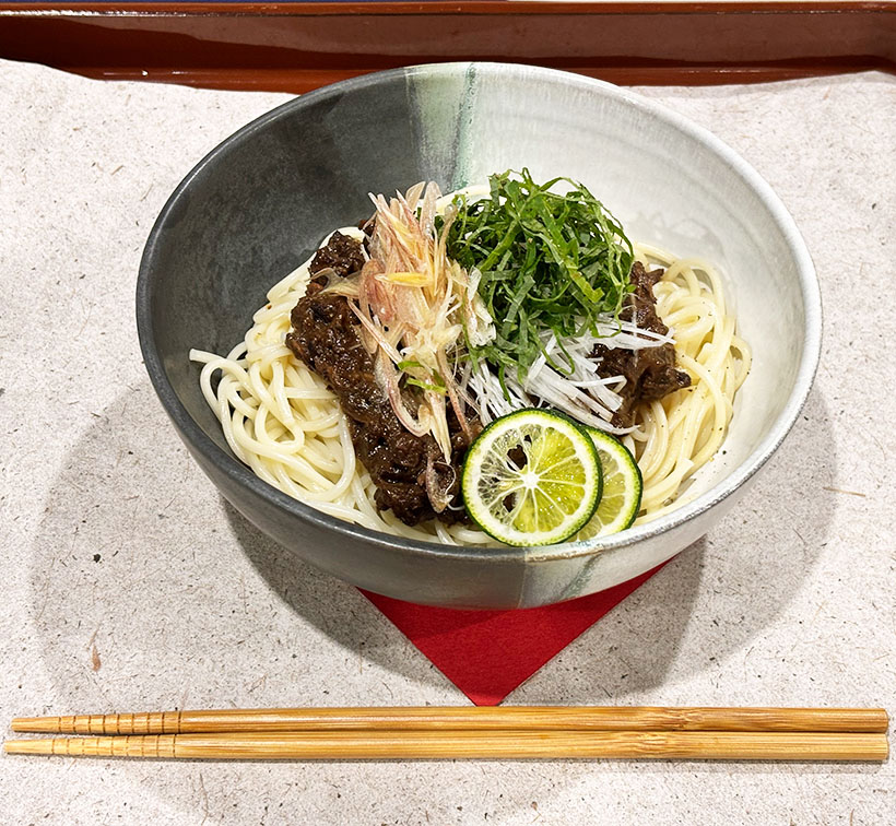 大阪・関西万博：半田手延べそうめん協同組合、徳島カフェで半田そうめんメニュー…