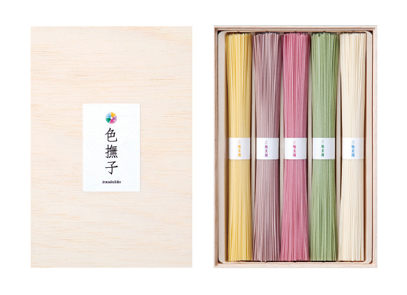 全国麺類特集：奈良・三輪地区手延べ麺＝池利　「色撫子」発売10年迎える