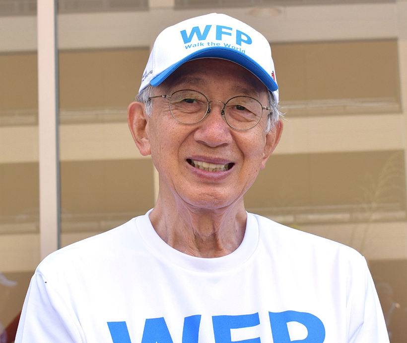 国連WFP協会・安藤宏基会長　支援拡大も飢餓人口深刻