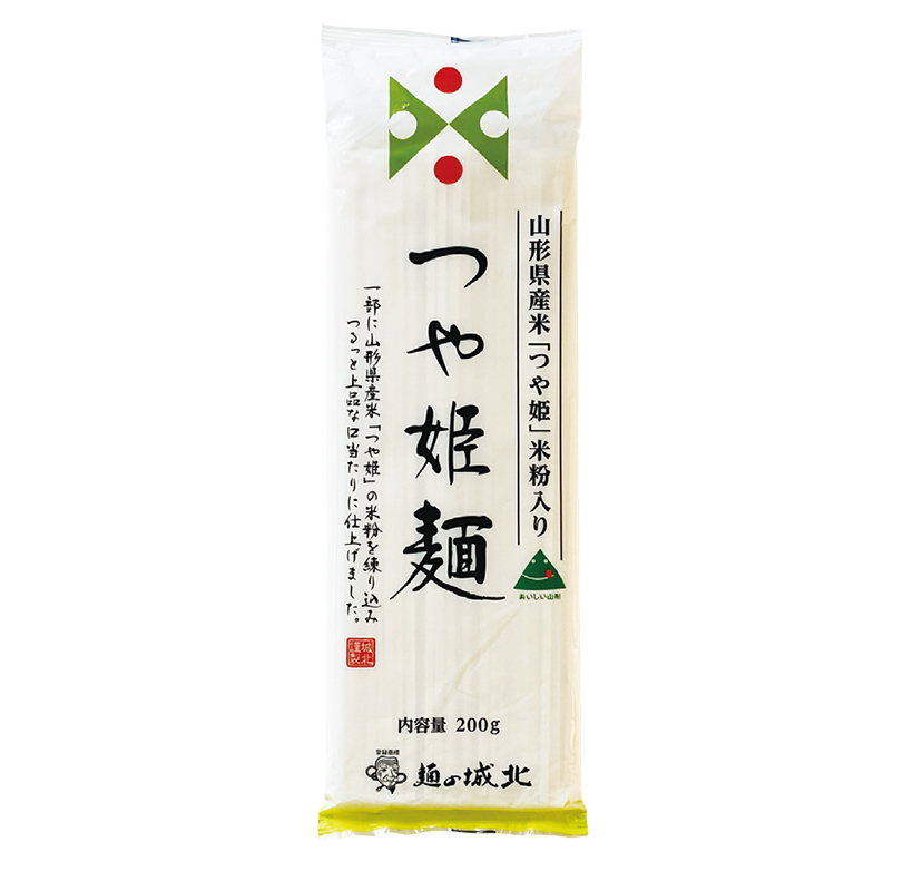 全国麺類特集：東北地区＝城北麺工　「つや姫」配合を発売
