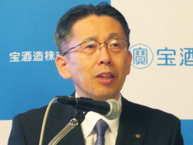 宝酒造、25年度事業方針　焼酎ハイボール「5％シリーズ」活性化　世界市場に和…