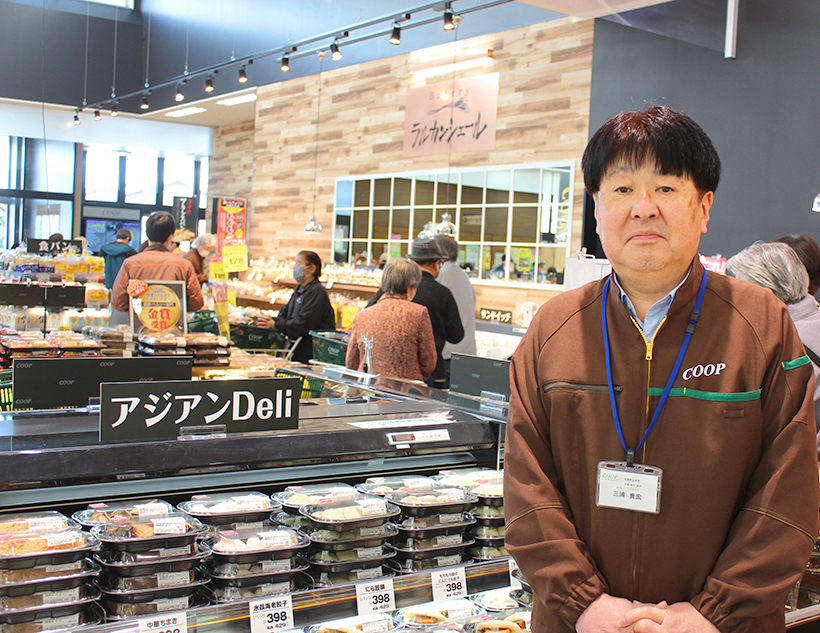 コープ東北サンネット設立30周年特集：みやぎ生協岩切店　見通し良い売場　惣菜…
