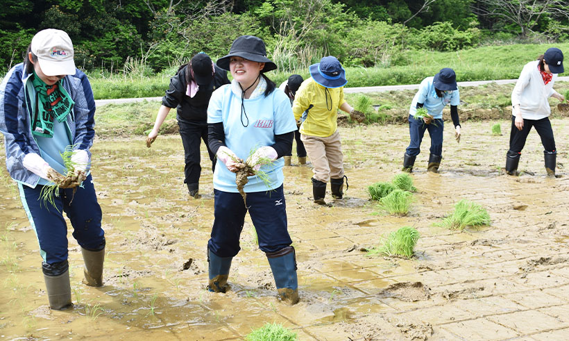 地域の食景色：田植えから日本酒造り　女性主体の企画　ことしはカクヤスと