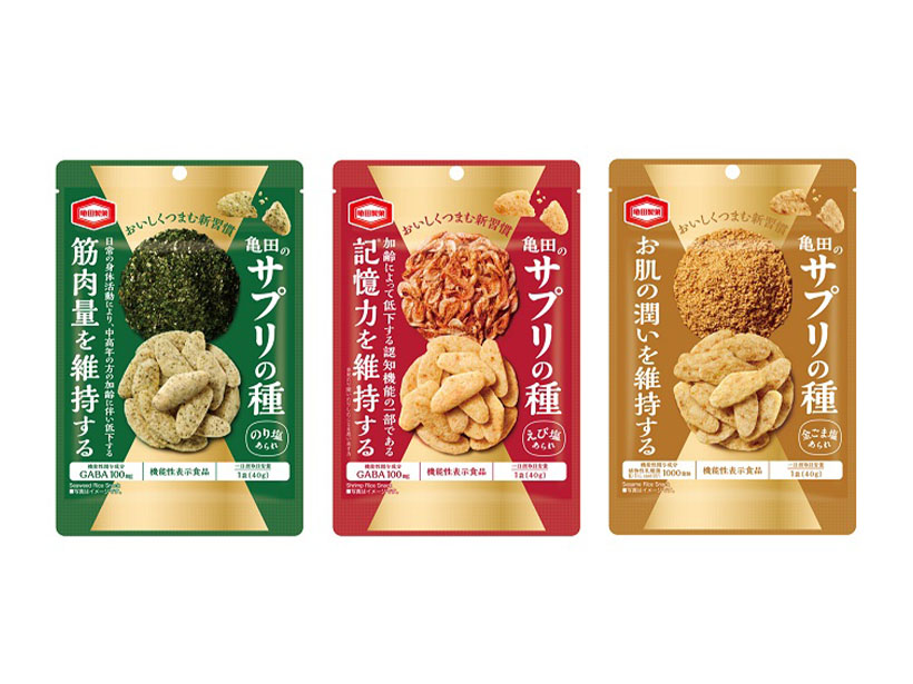亀田製菓、万博限定「亀田のサプリの種」　大阪の一部セブンで購入可能に