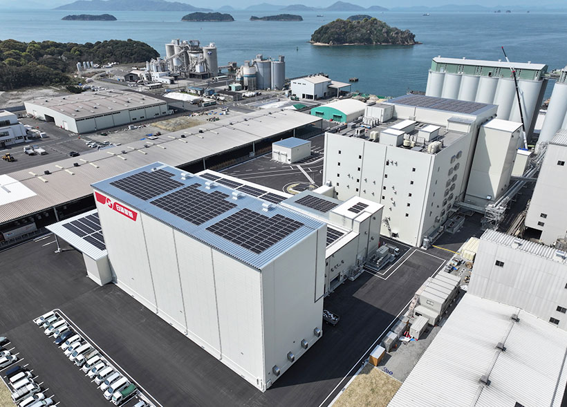 日清製粉、水島工場が本格稼働　IoT・AI・ロボット駆使
