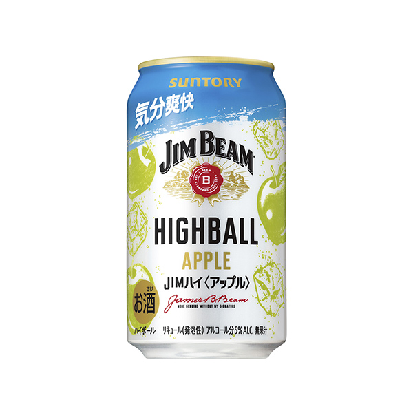 ジムビーム　ハイボール缶　＜アップルハイボール＞（サントリー）2025年7月…