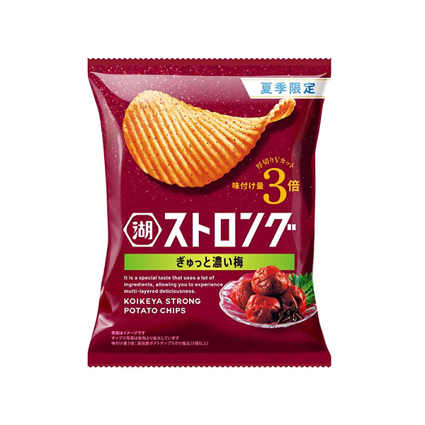 湖池屋ストロング＜ぎゅっと濃い梅＞（湖池屋）2025年5月19日発売