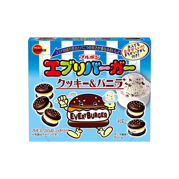 エブリバーガー　＜クッキー＆バニラ＞（ブルボン）2025年6月17日発売