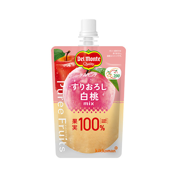 デルモンテ ピュレフルーツ＜すりおろし白桃ミックス＞（キッコーマン食品）20…