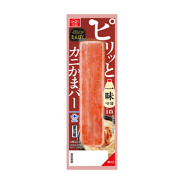パクッとたんぱく　＜ピリッと一味マヨin＞　カニかまバー（一正蒲鉾）2025…