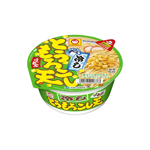 マルちゃん　冷しとうもろこし天うどん（東洋水産）2025年6月16日発売