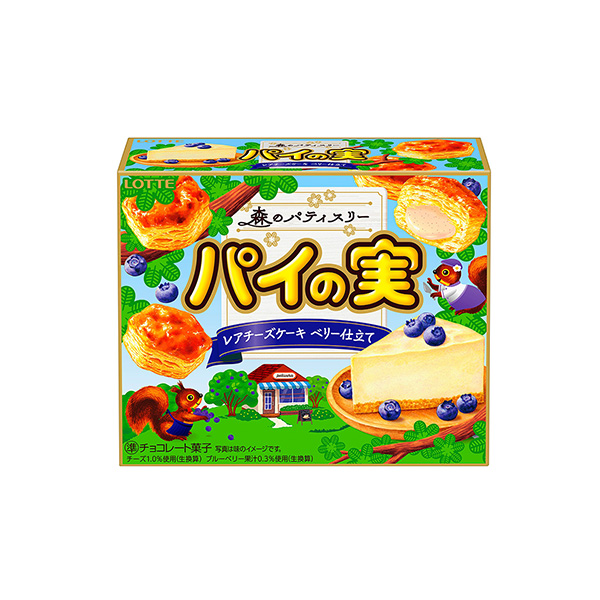 パイの実＜レアチーズケーキ　ベリー仕立て＞（ロッテ）2025年5月27日発売