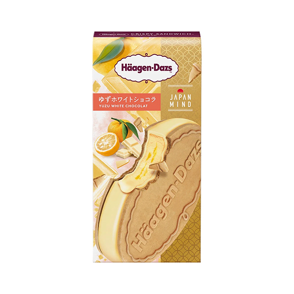ハーゲンダッツ　クリスピーサンド　＜ゆずホワイトショコラ＞（期間限定）（ハー…