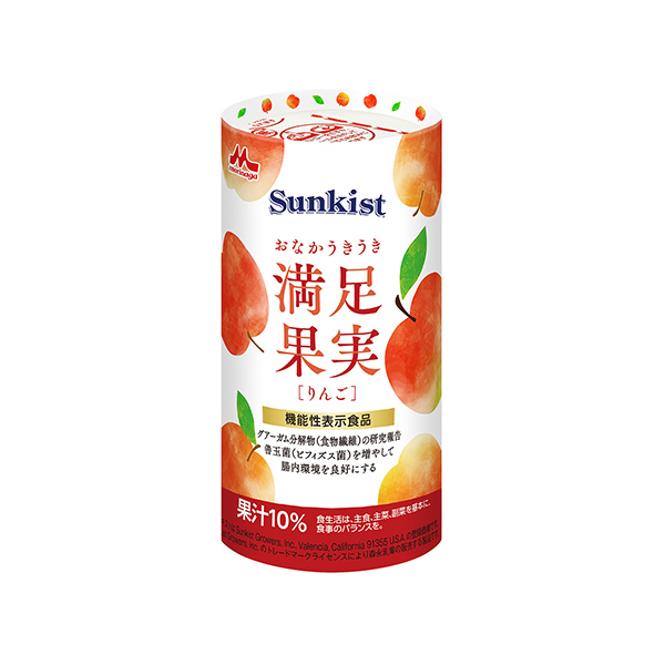 Sunkist　おなかうきうき満足果実　＜りんご＞（森永乳業クリニコ）202…