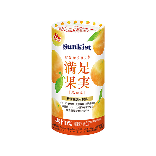 Sunkist　おなかうきうき満足果実　＜みかん＞（森永乳業クリニコ）202…