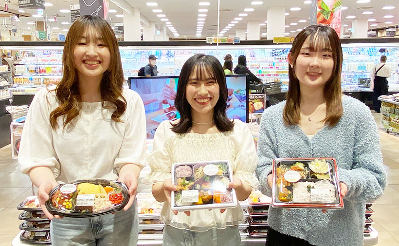 イオンリテール西日本カンパニー、学生ら考案の野菜たっぷり弁当6回目