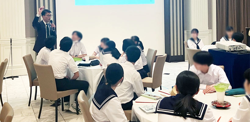 折兼、修学旅行生向け環境問題を学ぶ授業実施　異業種連携で伝える