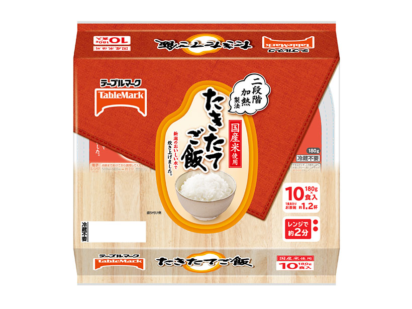 テーブルマーク、「国産こしひかり10食」を一時休売
