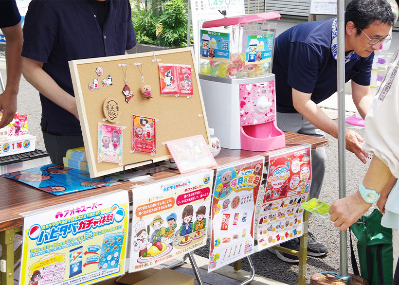 アオキスーパー、食品ロス削減の取組み推進　食育マルシェでアピール