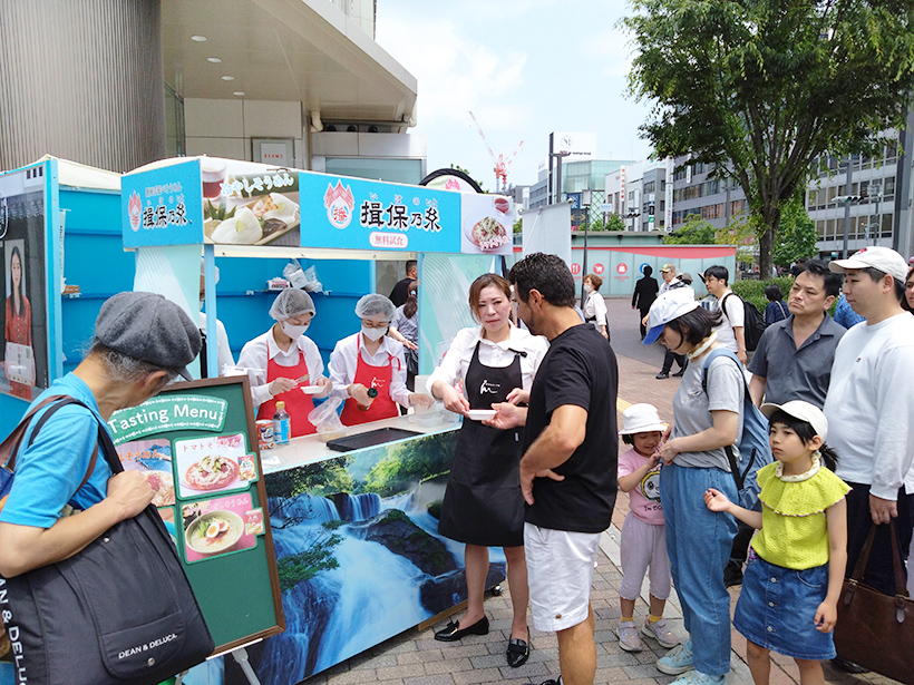 兵庫県手延素麺協同組合、山陽百貨店で「揖保乃糸」PR