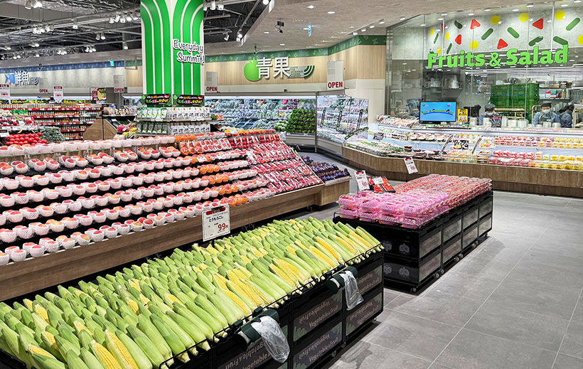 サミット、「ららテラス北綾瀬店」店内デザイン刷新　事業ビジョン伝える