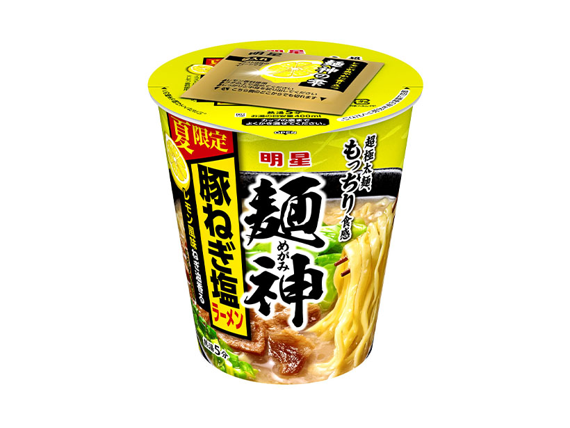 明星食品、夏向け爽やか風味の「麺神」発売