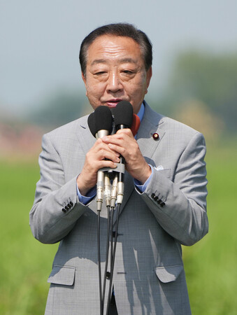 責任ある減税果たす＝立憲民主党・野田佳彦代表【２５参院選・党首第一声】【時事…