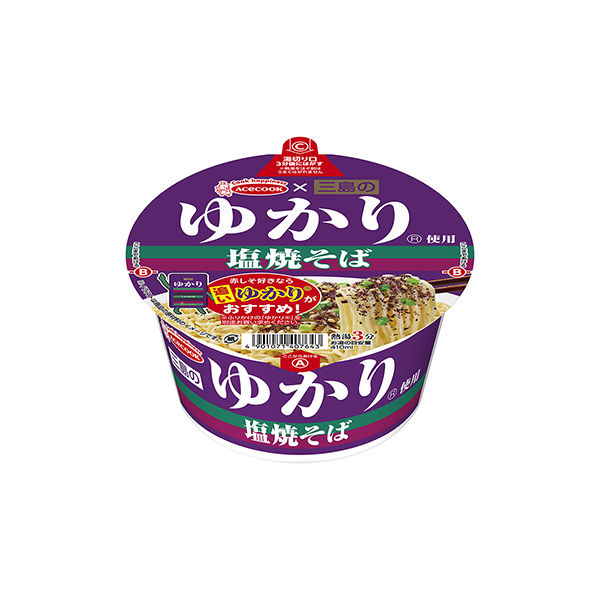 三島のゆかり使用　塩焼そば（エースコック）2025年7月7日発売