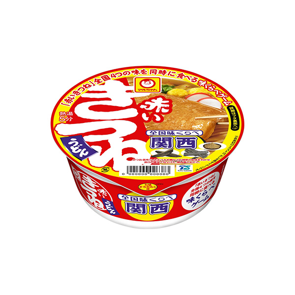 マルちゃん　全国味くらべ　赤いきつねうどん＜関西＞（東洋水産）2025年6月…