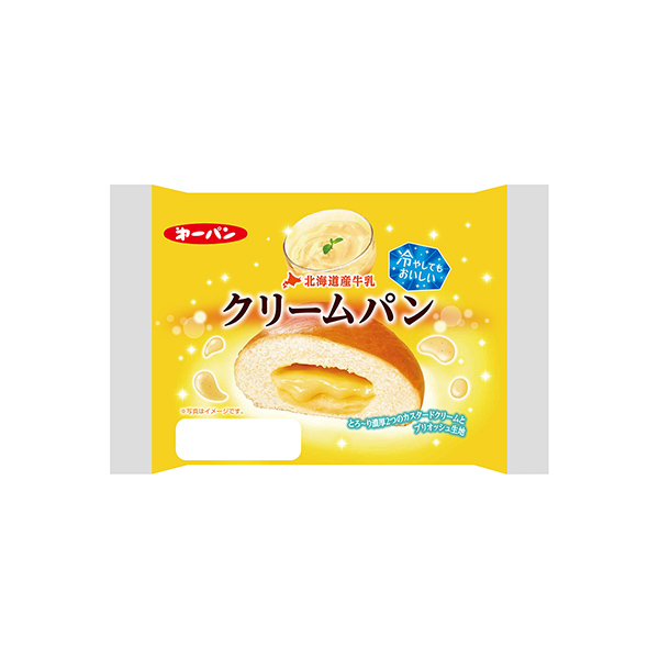 冷やしてもおいしい　＜クリームパン＞（第一屋製パン）2025年7月1日発売