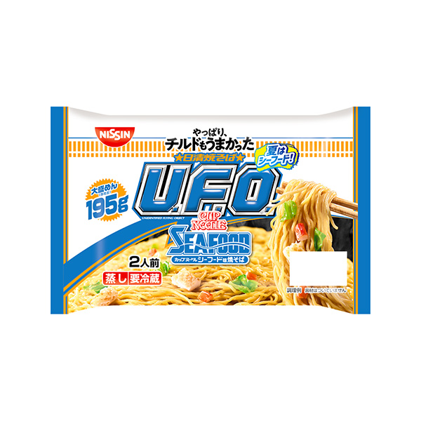 チルド　日清焼そばU.F.O. 　＜カップヌードルシーフード味焼そば＞（日清…