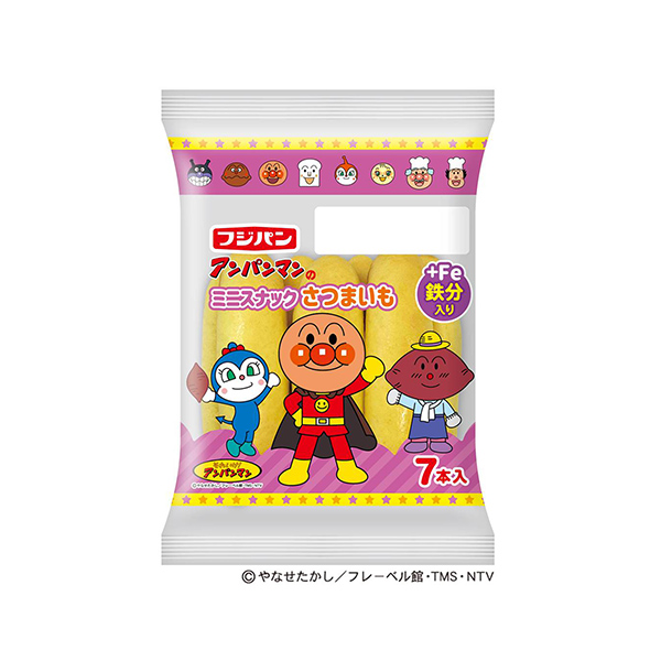 アンパンマンのミニスナック　＜さつまいも＞（フジパン）2025年7月1日発売