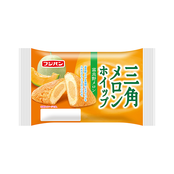三角メロンホイップ　＜富良野メロン＞（フジパン）2025年7月1日発売
