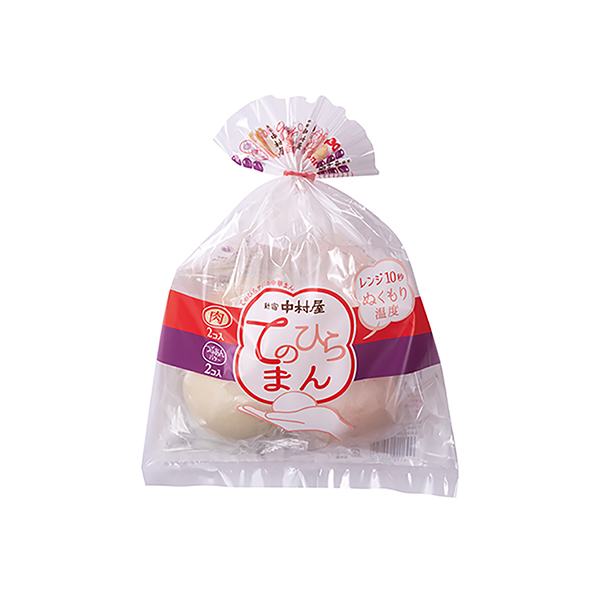 てのひらまん　＜肉・つぶあんバター＞（中村屋）2025年7月1日発売